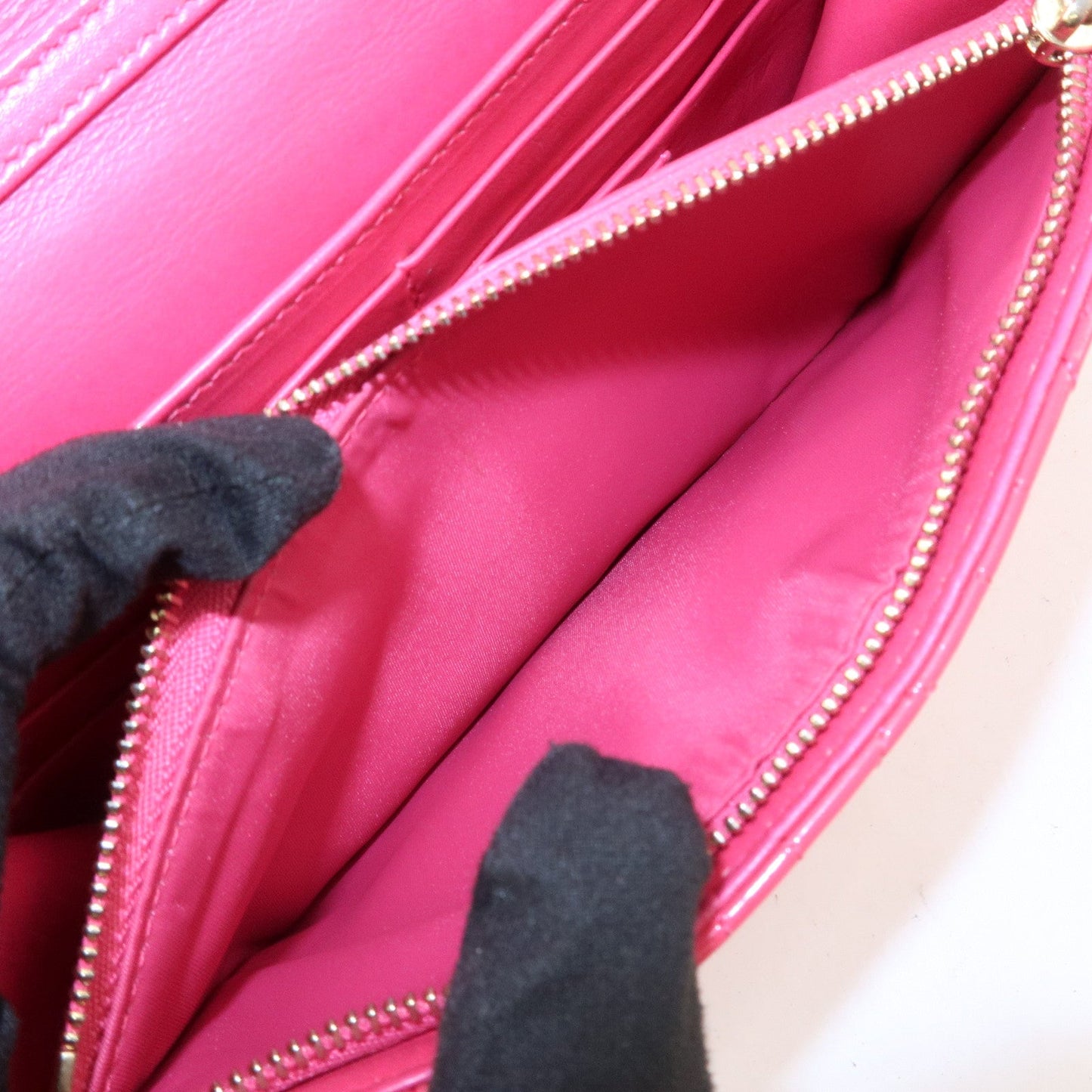 Christian Dior Cannage New Lock Patent Leather Chain Shoulder Bag【Pre-order】