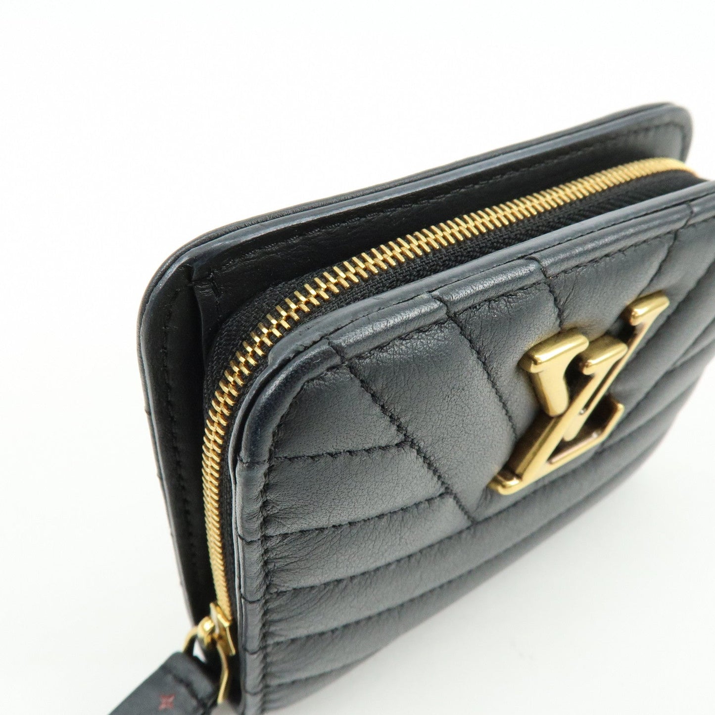 Louis Vuitton New Wave Leather Zippy Compact Wallet Noir M63789【Pre-order】