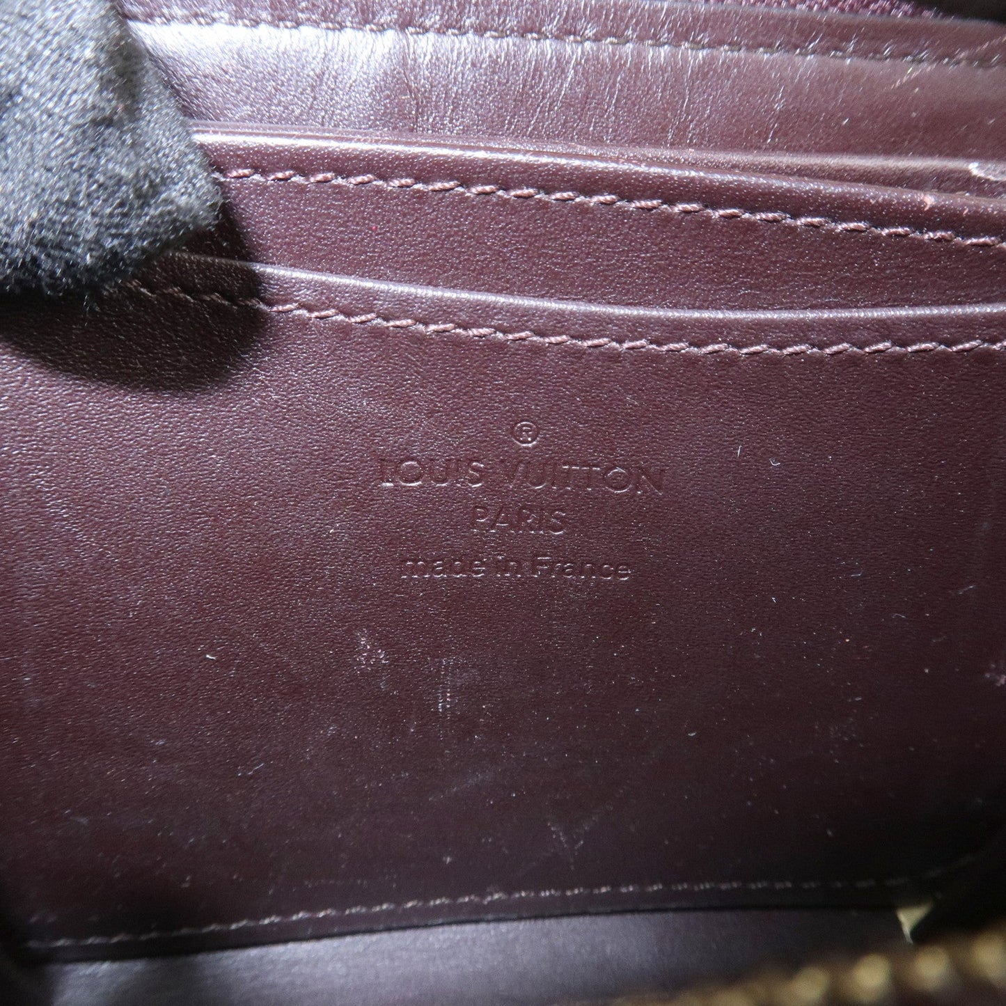 Louis Vuitton Monogram Vernis Zippy Coin Purse Amarante M93607【Pre-order】