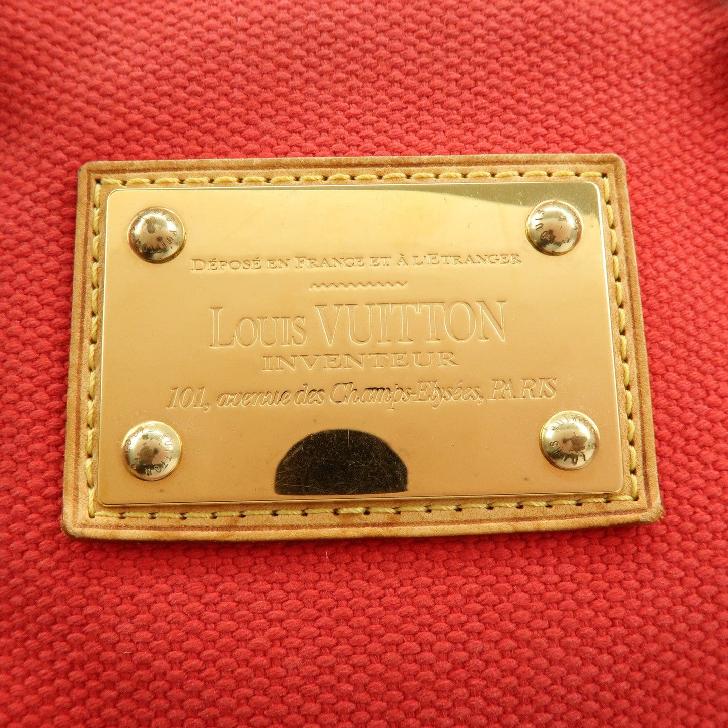 Louis Vuitton Antigua Cabas MM Tote Bag Hand Bag Rouge M40034【Pre-order】