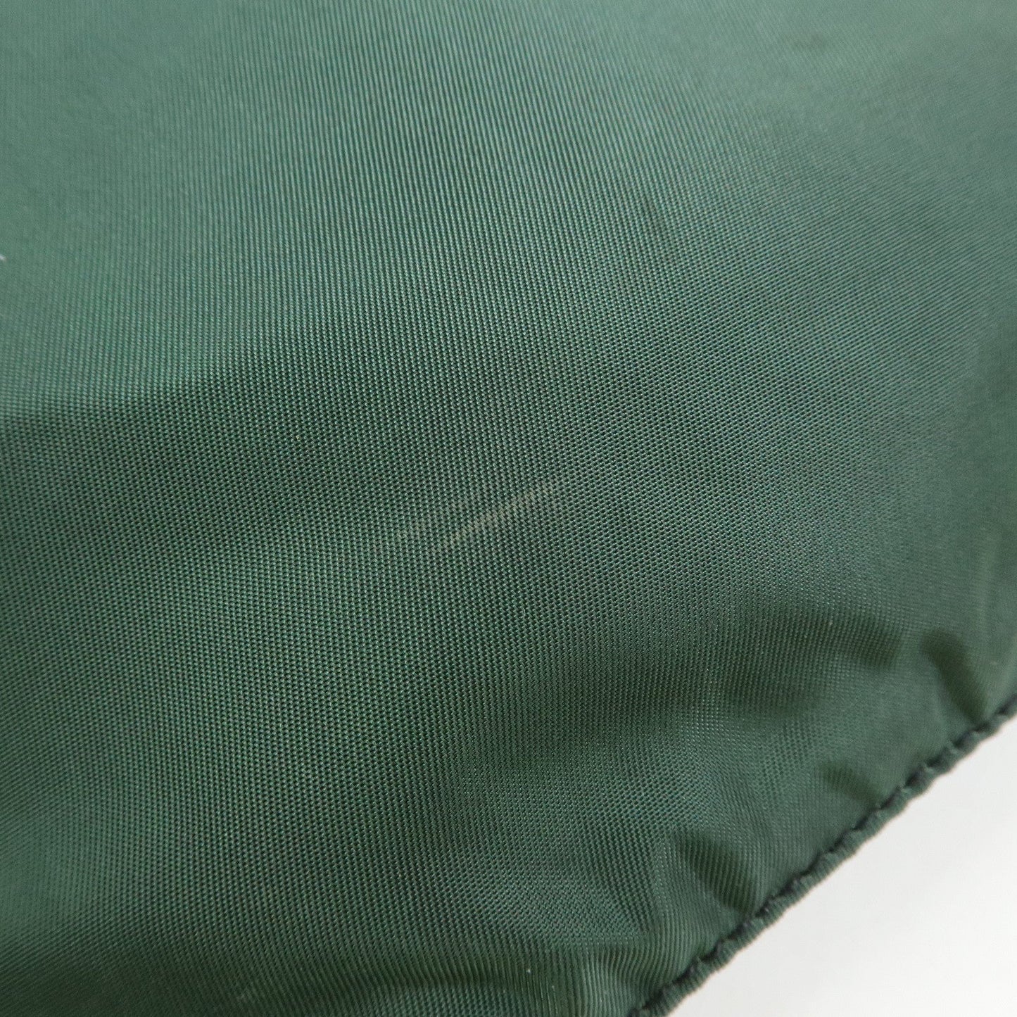 Prada Triangle Logo Nylon Leather Tote Bag Hand Bag Moss Green【Pre-order】
