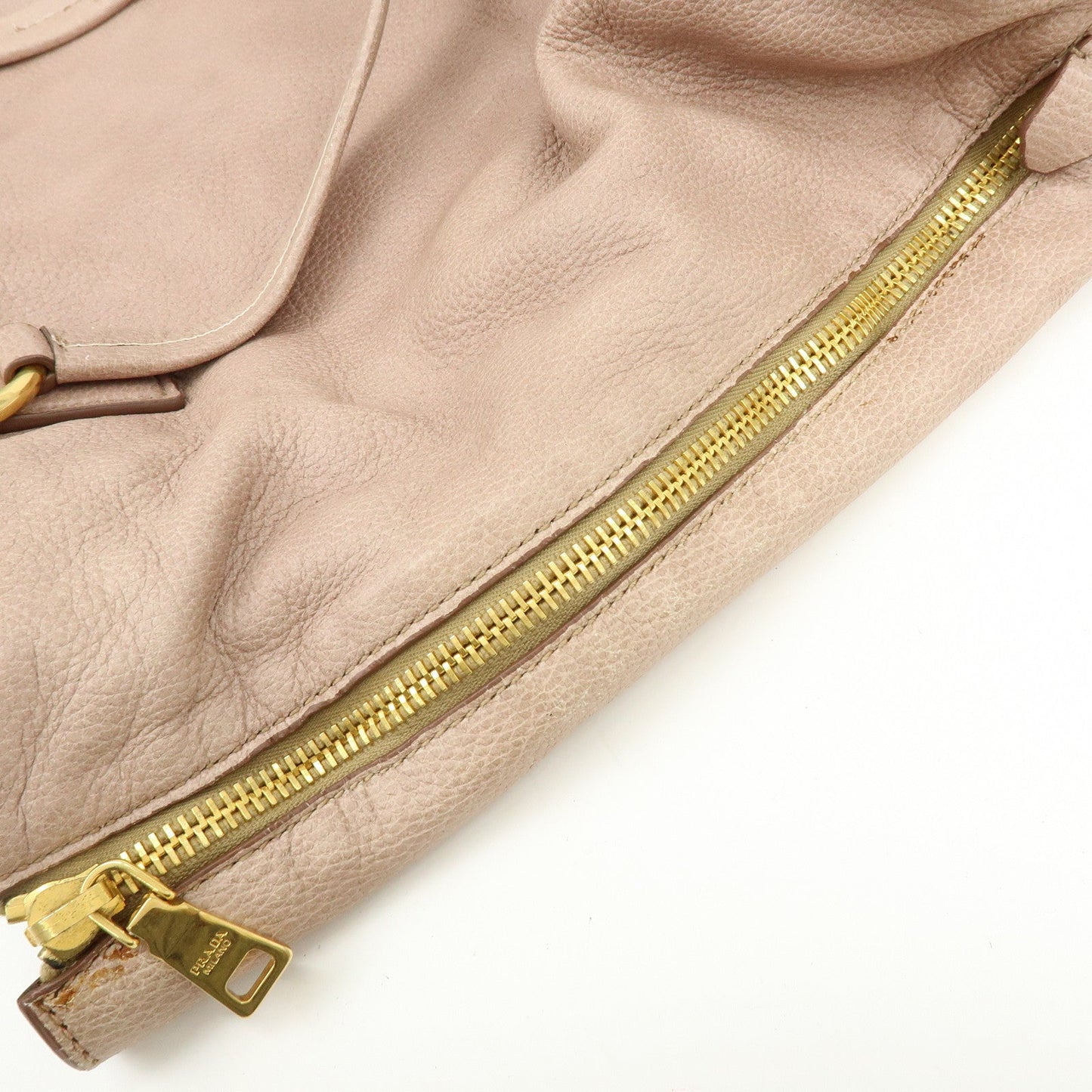 Prada Logo Leather Tote Bag Shoulder Bag Pink【Pre-order】