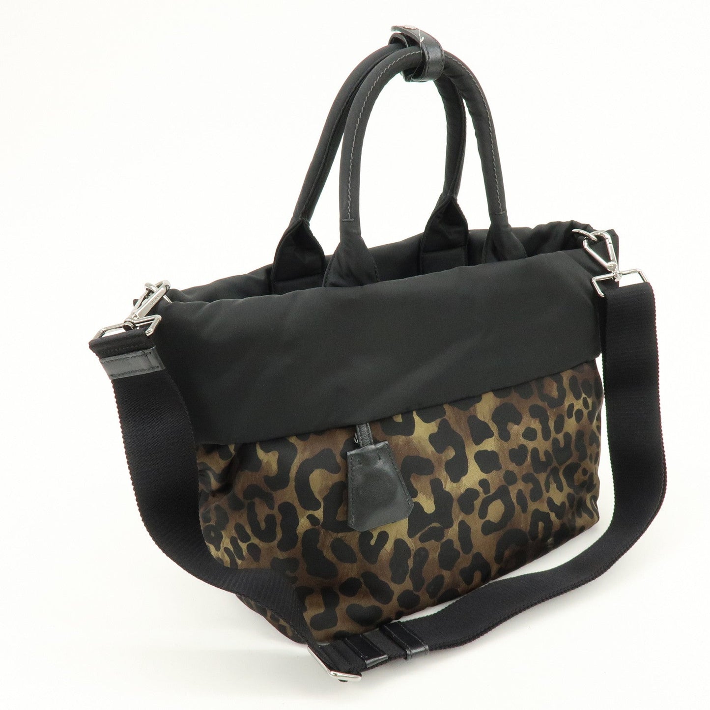 Prada Triangle Logo 2Way Bag Hand Bag Shoulder Bag Black BN1959【Pre-order】