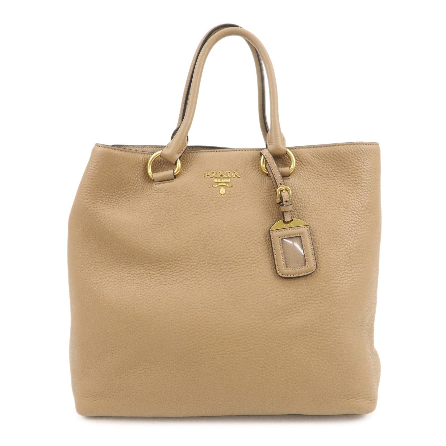 Prada Logo Leather 2Way Bag Tote Bag Shoulder Bag Brown 1BG865【Pre-order】