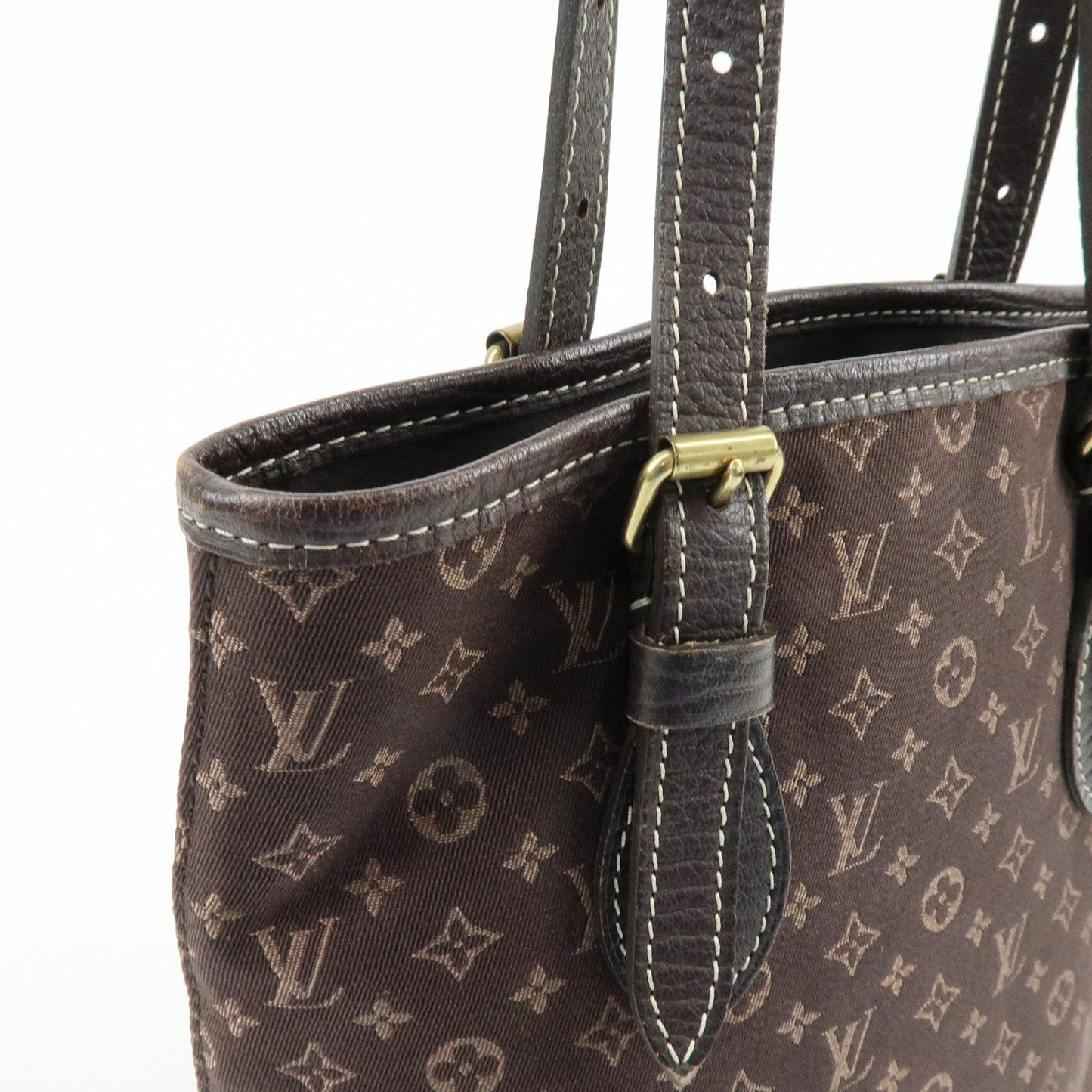 Louis Vuitton Monogram Mini Lin Bucket PM Tote Bag Ebene M95226【Pre-order】