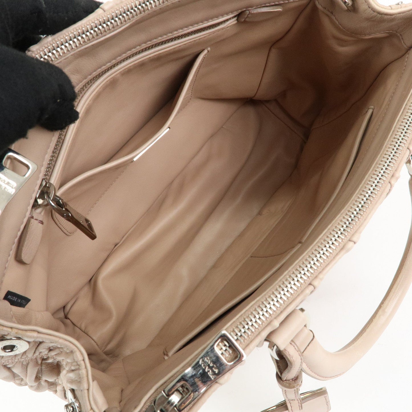 Prada Nappa Gaufure Leather 2Way Hand Bag Shoulder Bag B2599L【Pre-order】