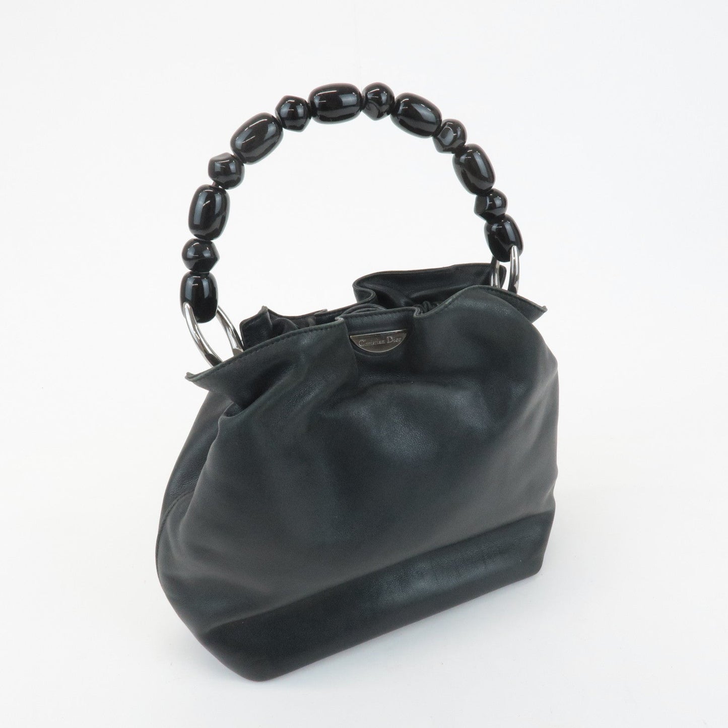 Christian Dior Maris Pearl Leather Hand Bag Tote Bag【Pre-order】