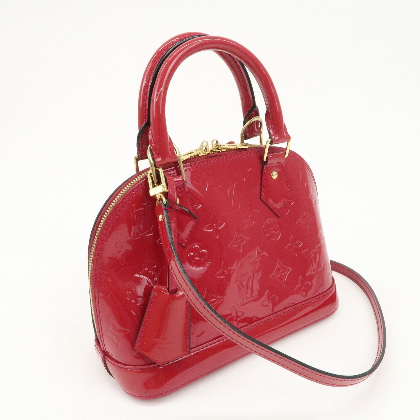 Louis Vuitton Monogram Vernis Alma BB 2Way Bag Rose Indien M91771【Pre-order】