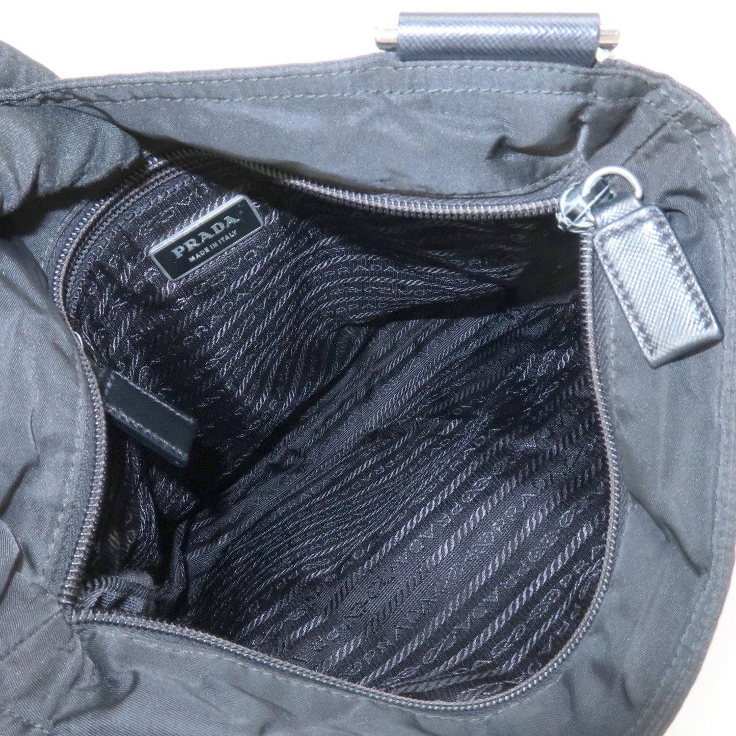 Prada Nylon Saffiano Leather Shoulder Bag Black VA0269【Pre-order】