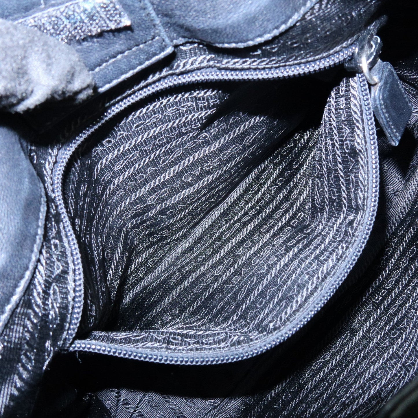 Prada Leather Plastic Hobo Shoulder Bag Hand Bag Black【Pre-order】
