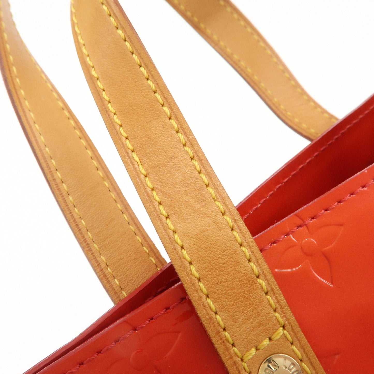 Louis Vuitton Monogram Vernis Lead PM Hand Bag Rouge M91088【Pre-order】