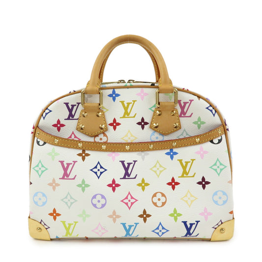 Louis Vuitton Monogram Multicolor Trouville Hand Bag Blanc M92663【Pre-order】