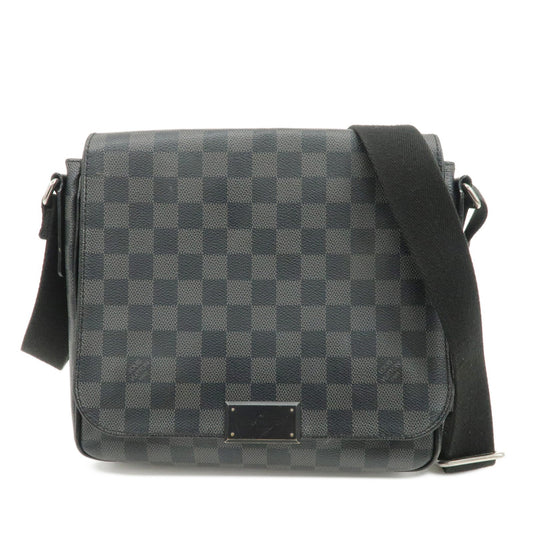 Louis Vuitton Damier Graphite District PM Shoulder Bag Noir N41260【Pre-order】