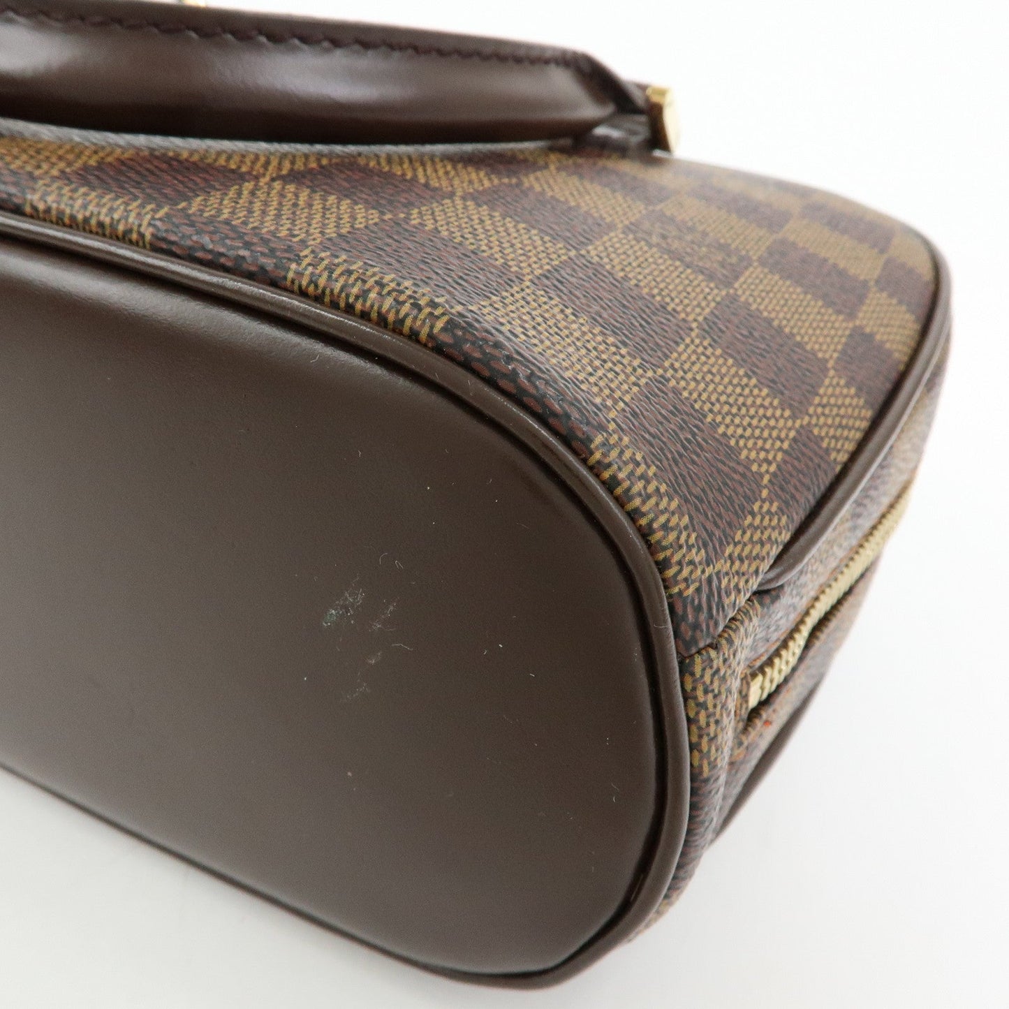Louis Vuitton Saleya Mini Damier Ebene Canvas Leather Hand Bag【Pre-order】
