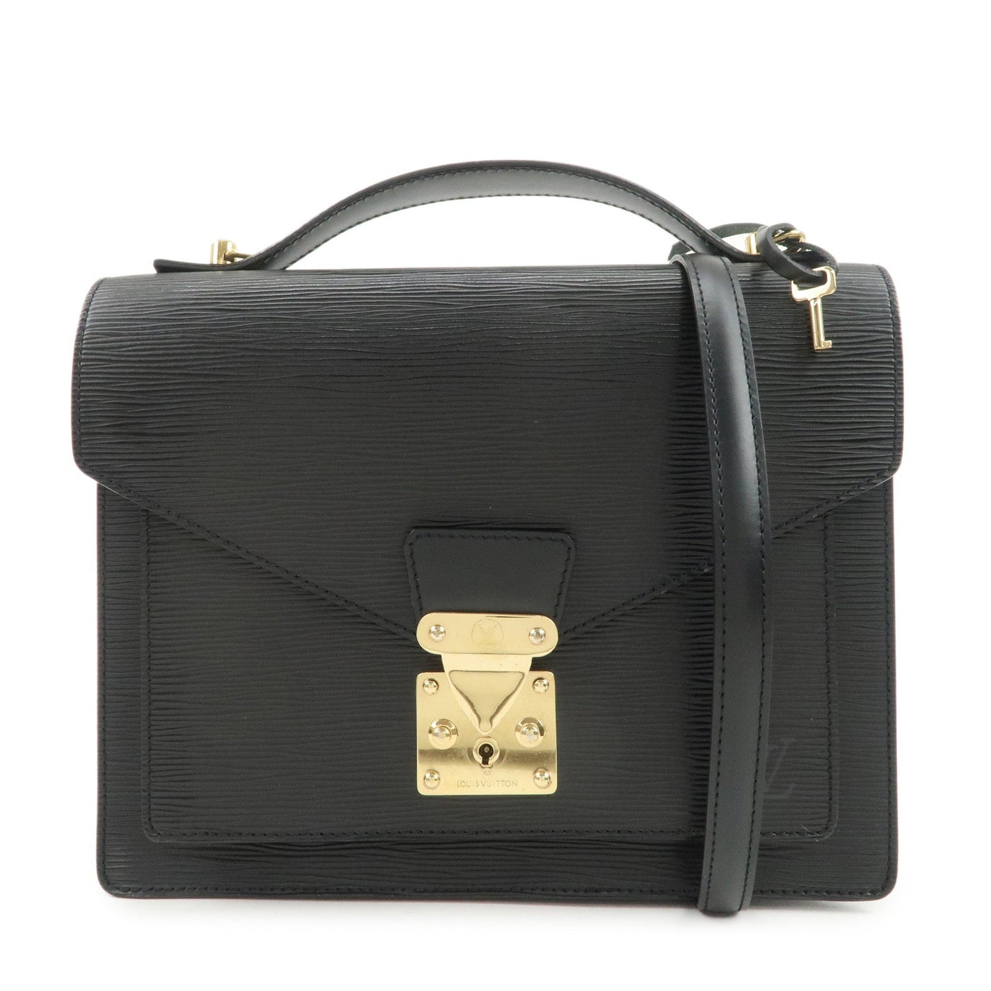 Louis Vuitton Epi Monceau 2Way Shoulder Bag Hand Bag Noir M52122【Pre-order】