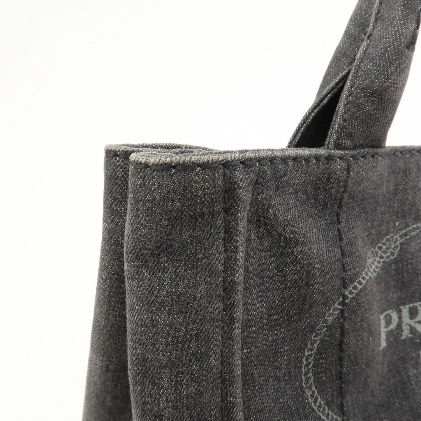 Prada Logo Canapa Mini Canvas 2Way Bag Hand Bag 1BG439【Pre-order】