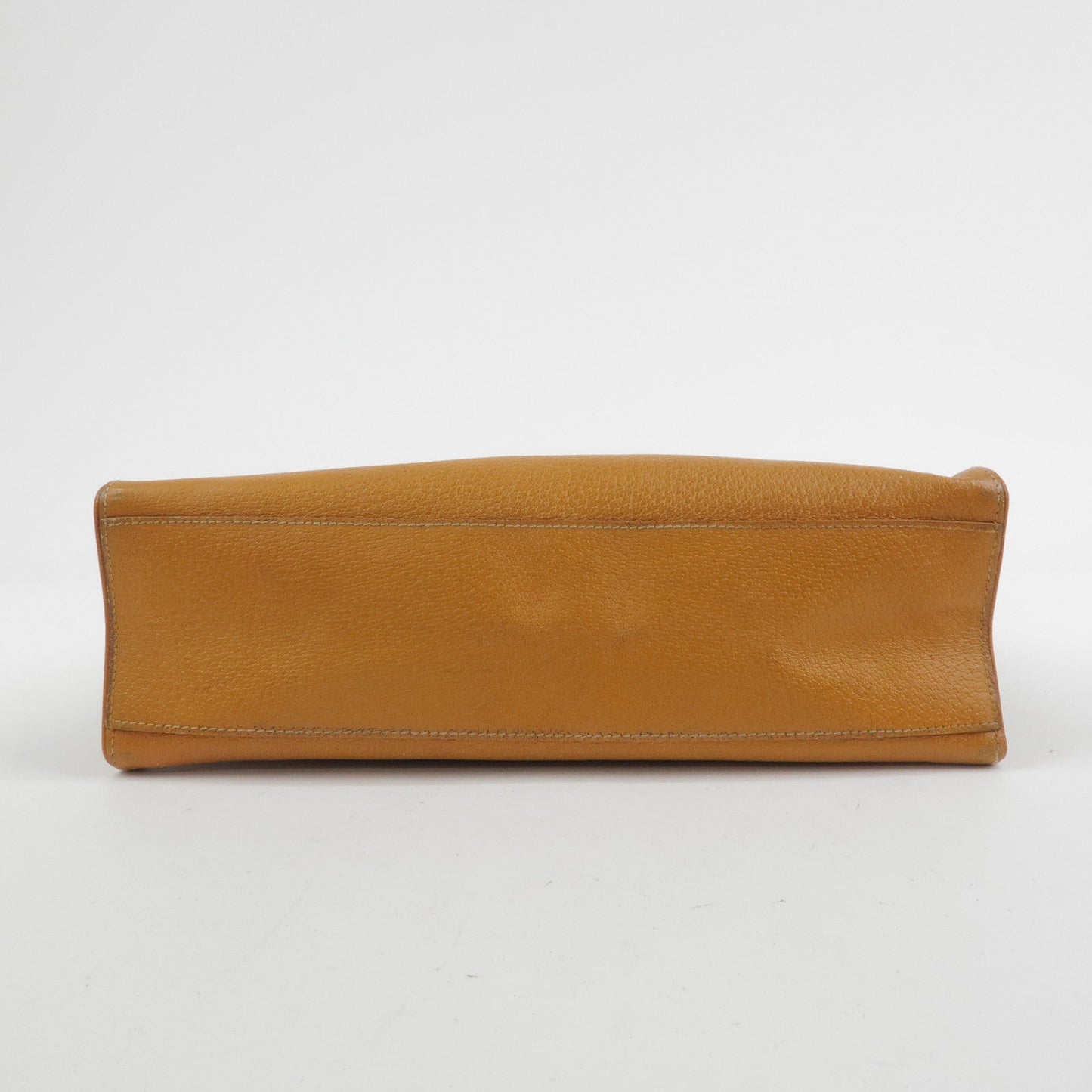 Prada Triangle Logo Leather Tote Bag Shoulder Bag Light Brown【Pre-order】