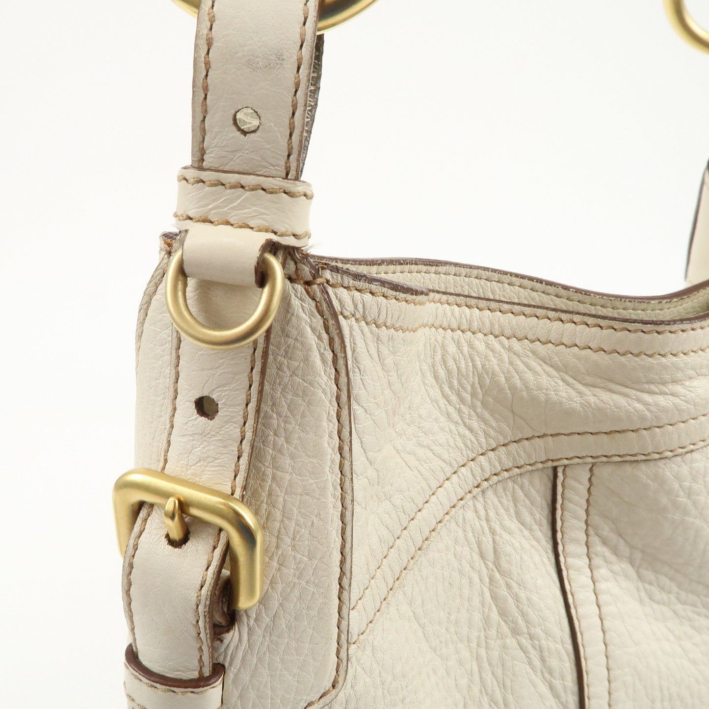 Prada Logo Shoulder Bag Hand Bag Ivory【Pre-order】