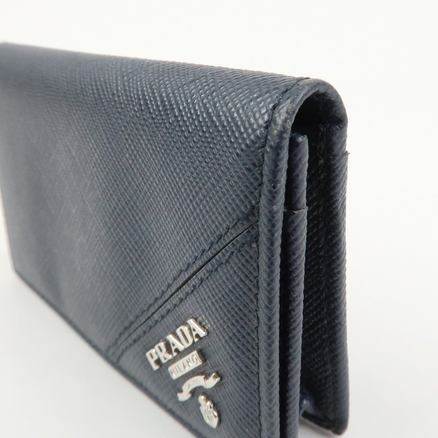 Prada Saffiano Leather Card Case Card Holder Navy 2MC122【Pre-order】