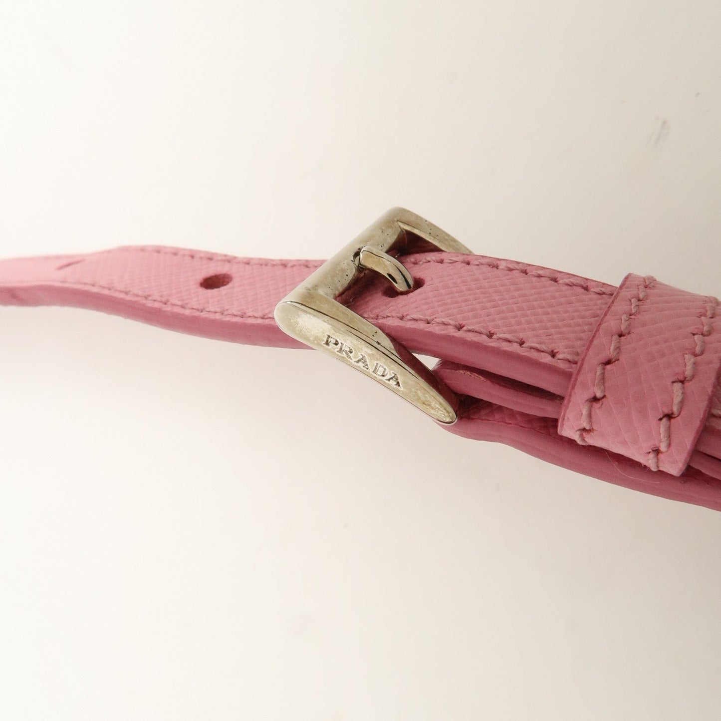 Prada CITY CALF Triangle Logo Saffiano Leather 2Way Bag Pink B2863K【Pre-order】