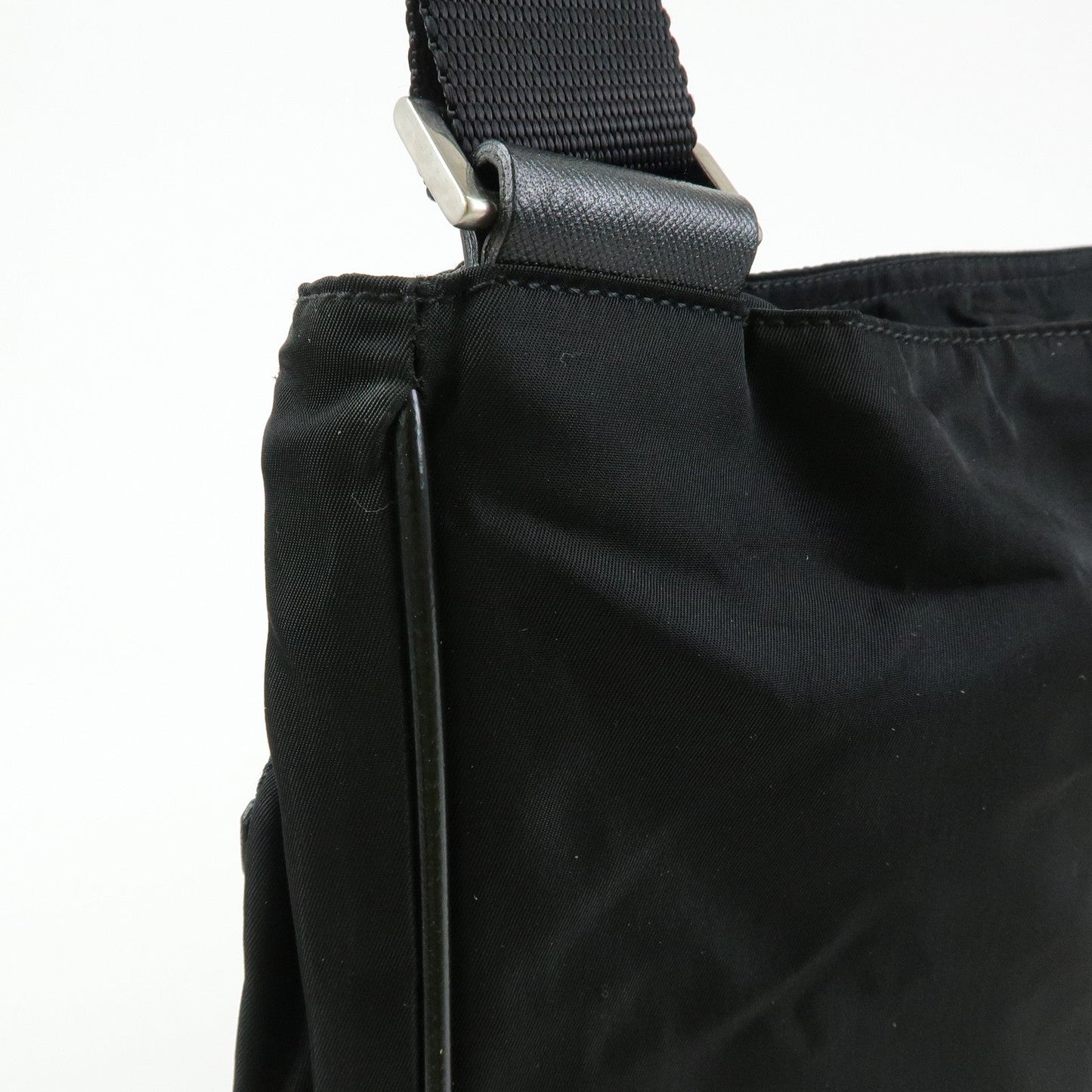 Prada Triangle Logo Nylon Shoulder Bag Crossbody Bag Black【Pre-order】