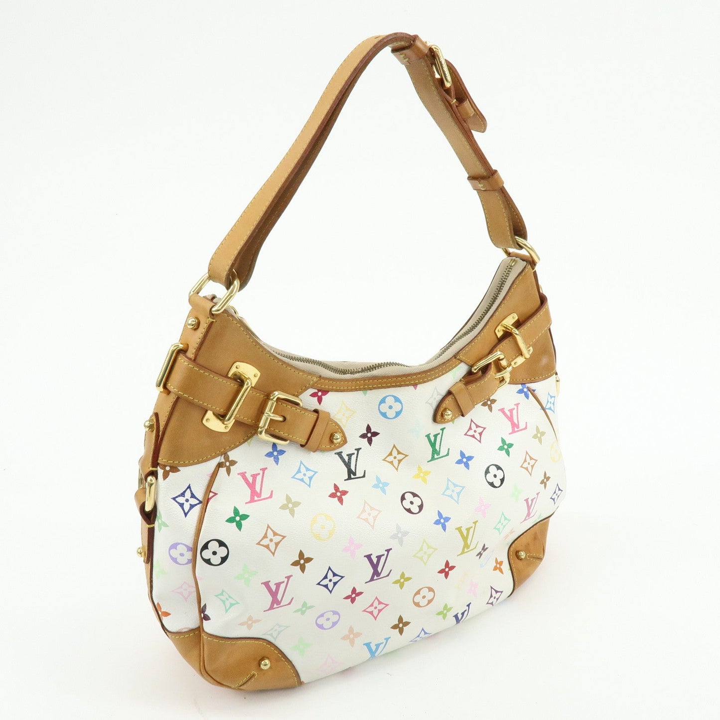 Louis Vuitton Monogram Multicolor Greta Shoulder Bag Blanc M40195【Pre-order】
