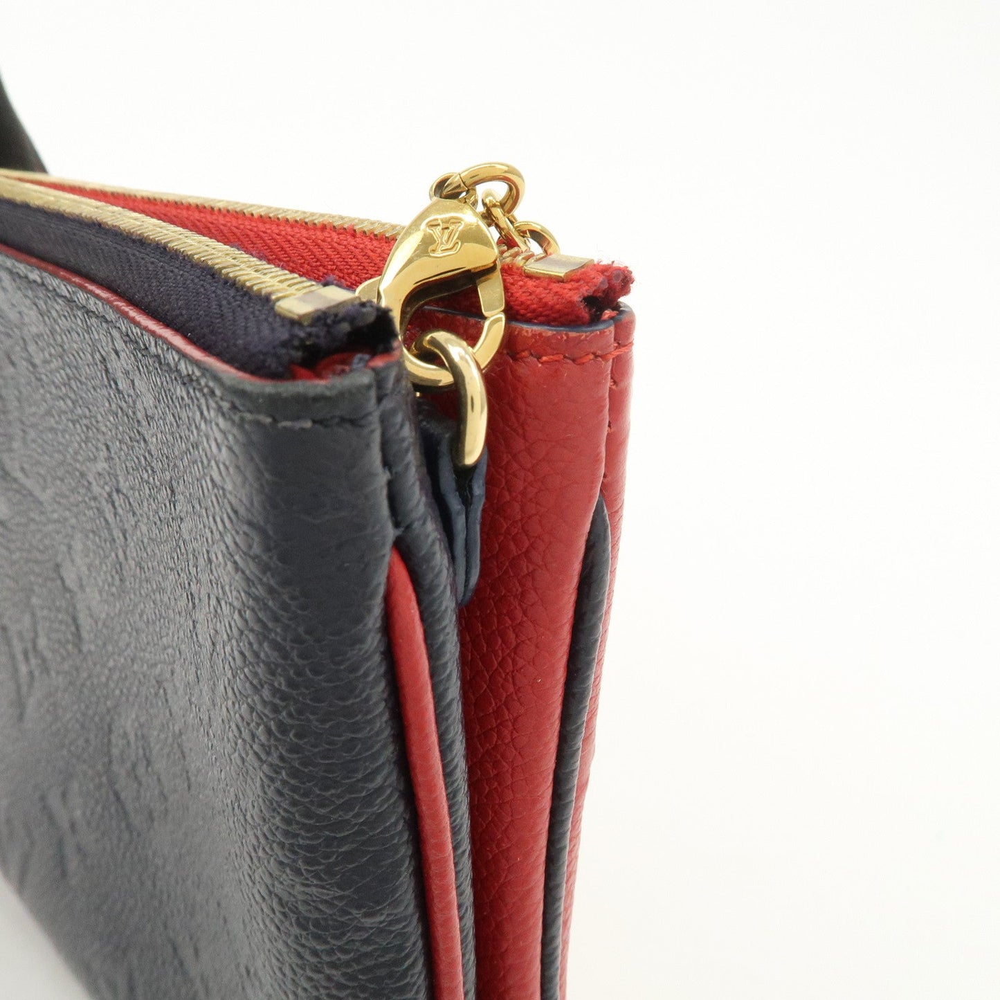 Louis Vuitton Monogram Empreinte Pochette Double Zip M63916 Used【Pre-order】