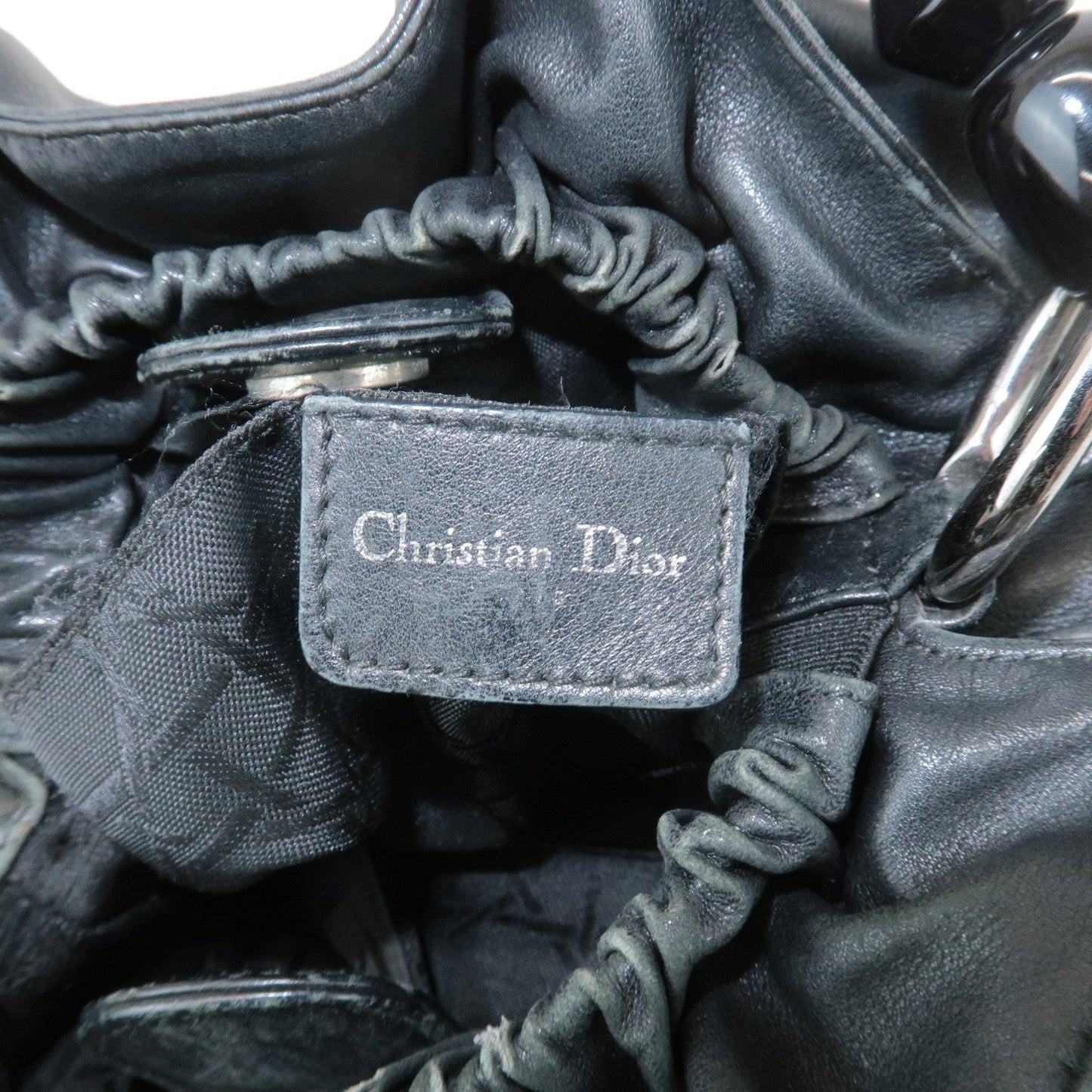 Christian Dior Maris Pearl Leather Hand Bag Tote Bag【Pre-order】