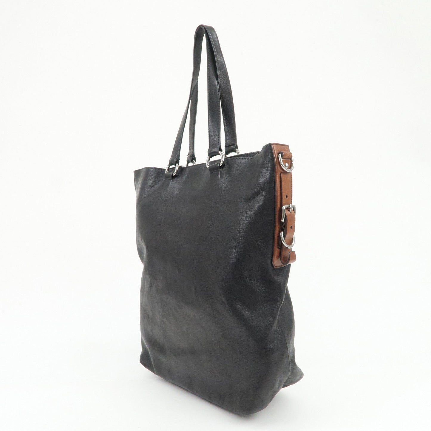 Prada Leather 2Way Bag Tote Bag Shoulder Bag Black VA0801【Pre-order】