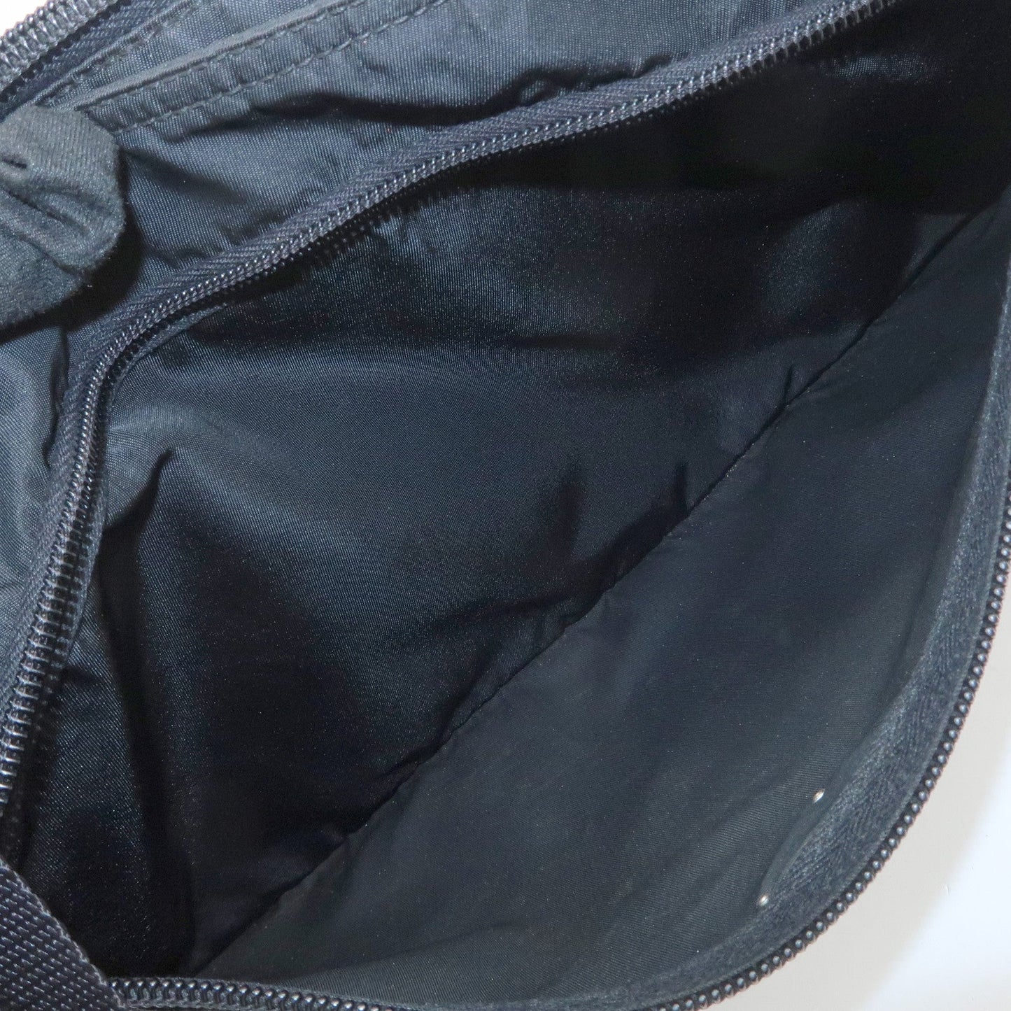 Prada Triangle Logo Nylon Leather Shoulder Bag Crossbody Bag Black【Pre-order】