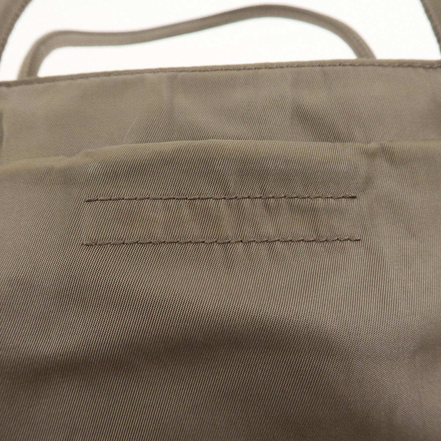Prada Triangle Logo Nylon Tote Bag Hand Bag Gray【Pre-order】