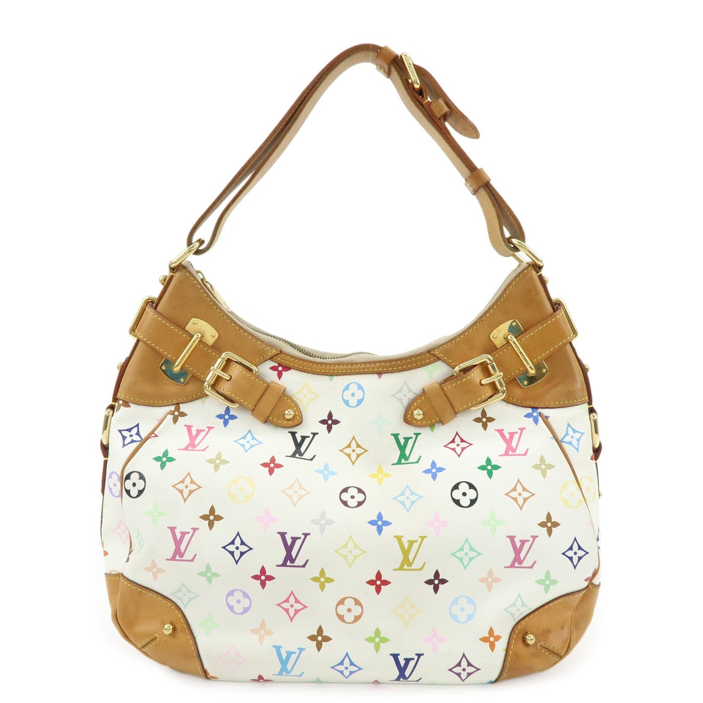 Louis Vuitton Monogram Multicolor Greta Shoulder Bag Blanc M40195【Pre-order】