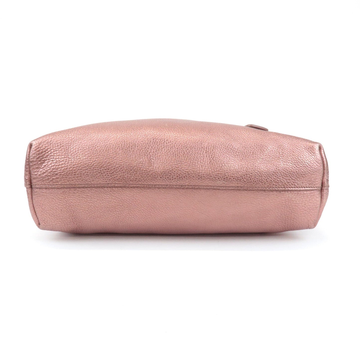 Prada Leather 2Way Tote Bag Shoulder Bag Metallic Pink BN1713 Used【Pre-order】
