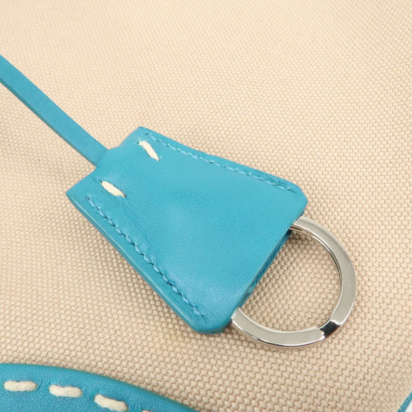 Prada Triangle Logo Canvas 2Way Bag Hand Bag Tote Bag Blue B1801K【Pre-order】