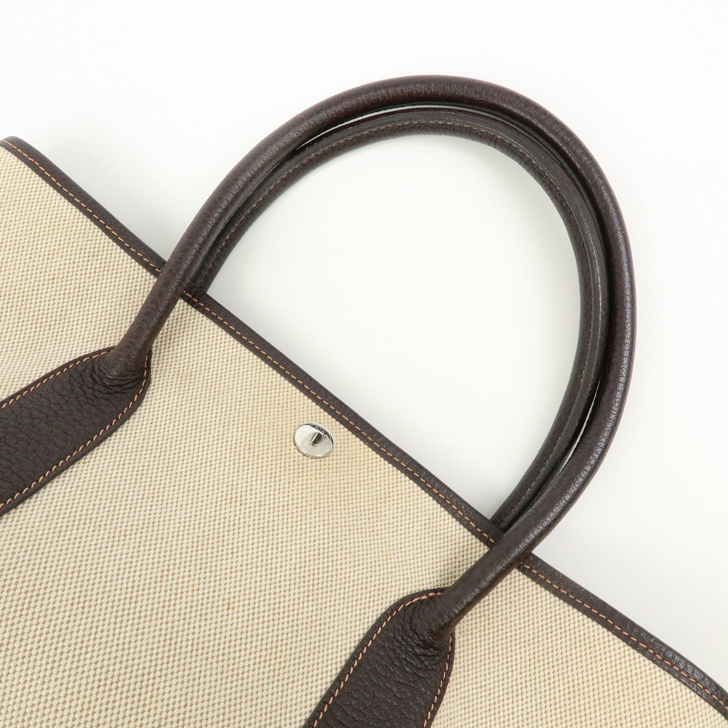 Hermes Garden Party PM Toile Ash Leather I Stamped Tote Bag【Pre-order】