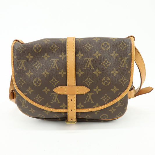 Louis Vuitton Monogram Saumur 30 Canvas Shoulder Bag Brown M42256【Pre-order】
