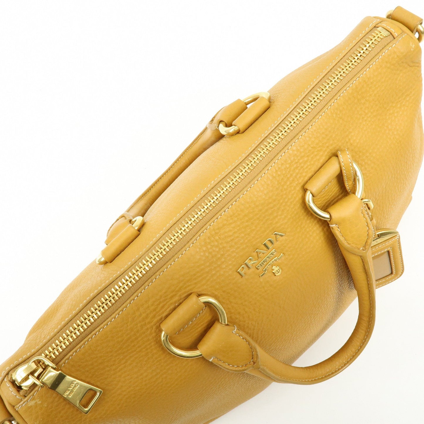Prada Triangle Logo Leather 2Way Bag Hand Bag Shoulder Bag BL0778【Pre-order】