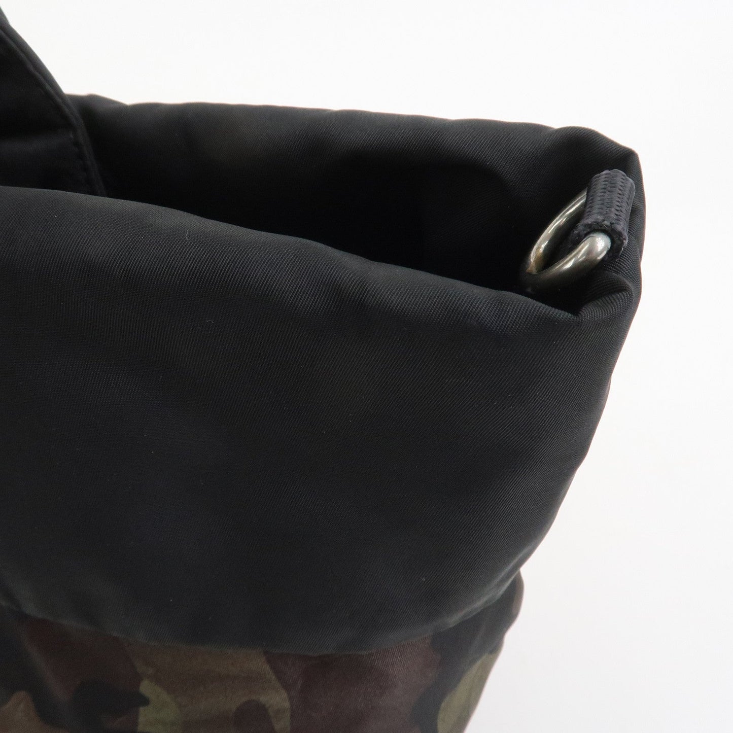 Prada Triangle Logo Nylon 2Way Hand Shoulder Bag Black Khaki BN1959【Pre-order】