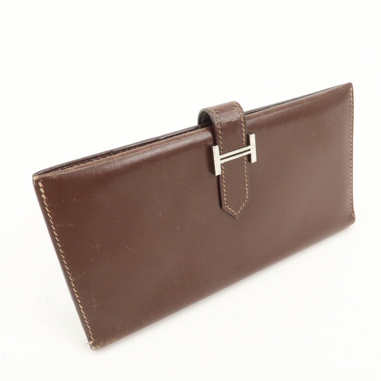 Hermes Béarn Classic Leather Long Wallet F Stamped【Pre-order】