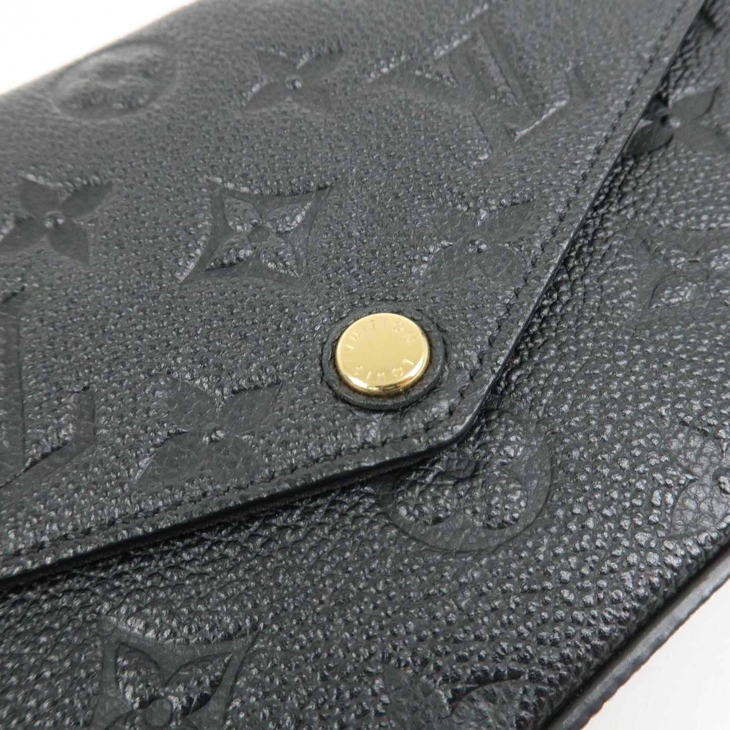 Louis Vuitton Monogram Empreinte Pochette Fﾃｩlicie Noir Black M82477【Pre-order】