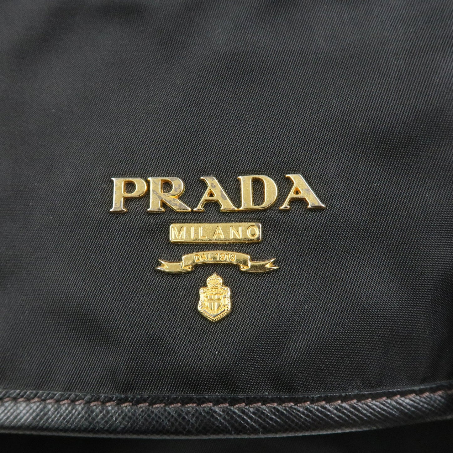Prada Logo Nylon Saffiano Leather Shoulder Bag Crossbody Bag Black【Pre-order】