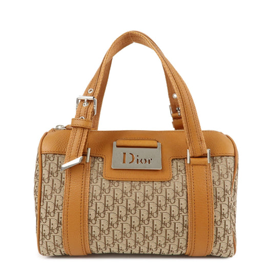 Christian Dior Trotter Canvas Leather Mini Boston Bag Hand Bag【Pre-order】