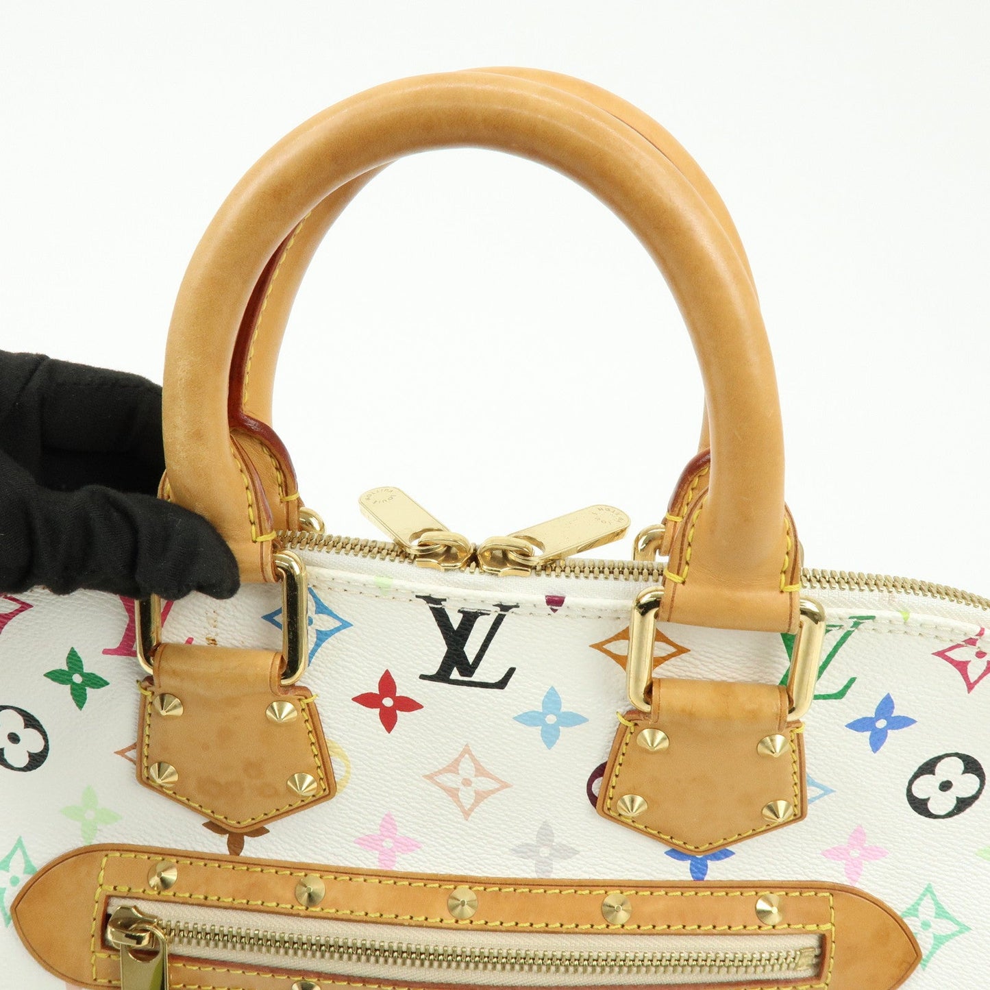 Louis Vuitton Monogram Multicolor Alma PM Hand Bag Blanc M92647【Pre-order】