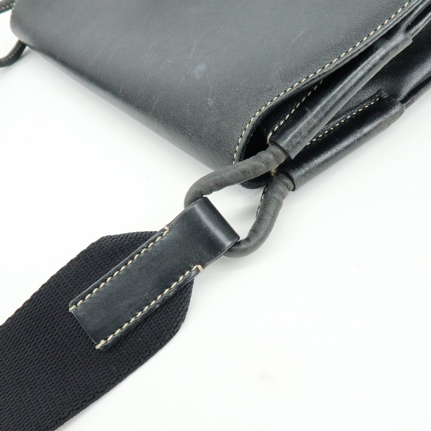 Prada Leather Shoulder Bag Hand Bag Black【Pre-order】