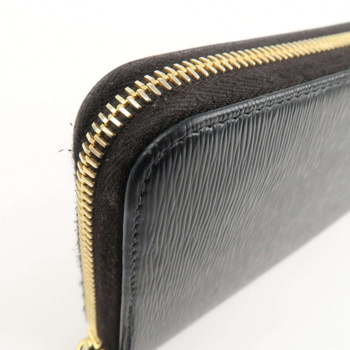 Prada Vitello Move Leather Round Zippy Wallet Black 1ML506 Used【Pre-order】