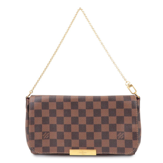 Louis Vuitton Damier Favorite MM Canvas 2Way Shoulder Bag N41129【Pre-order】