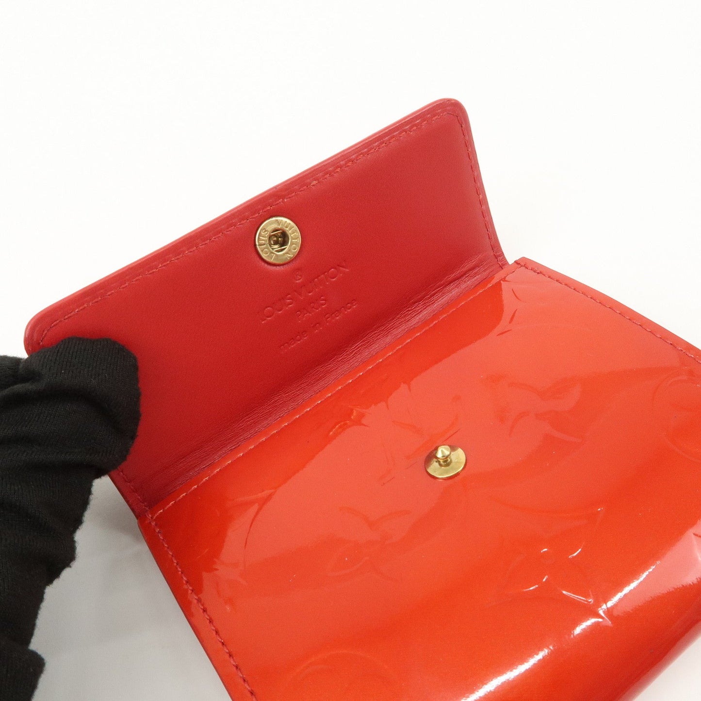 Louis Vuitton Monogram Vernis Ludlow Bi-fold Wallet Rouge M91090【Pre-order】