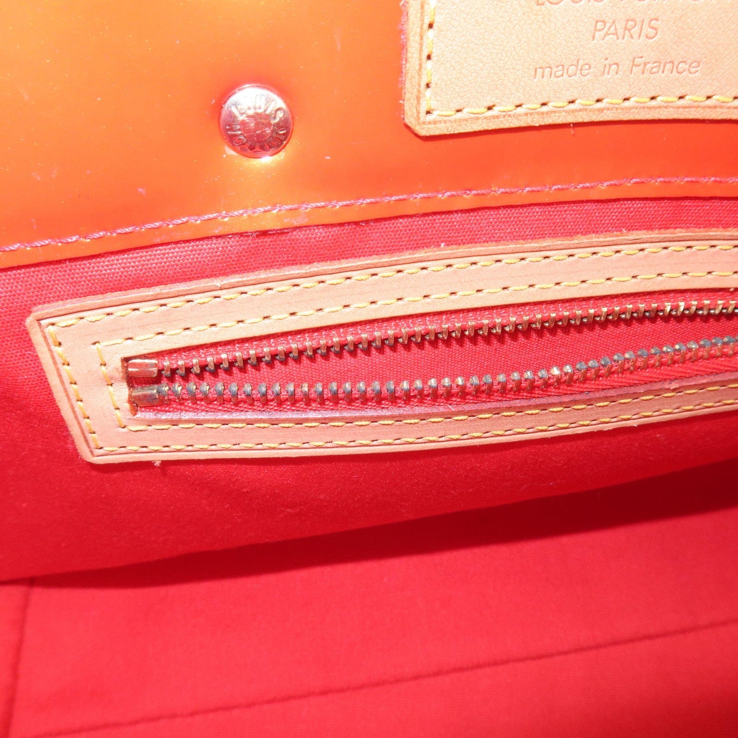 Louis Vuitton Monogram Vernis Lead PM Hand Bag Rouge M91088【Pre-order】