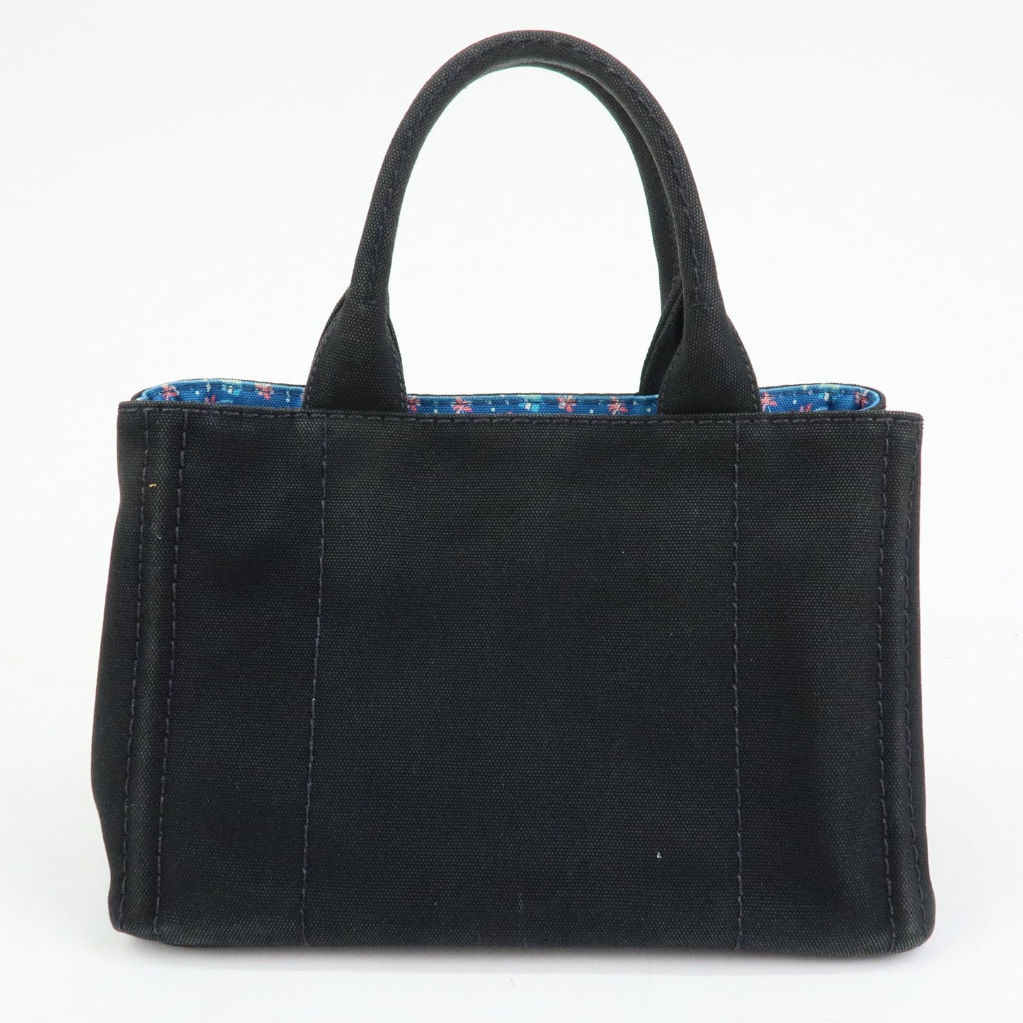 Prada Triangle Logo Canapa Mini Canvas 2Way Bag Hand Bag 1BG439【Pre-order】