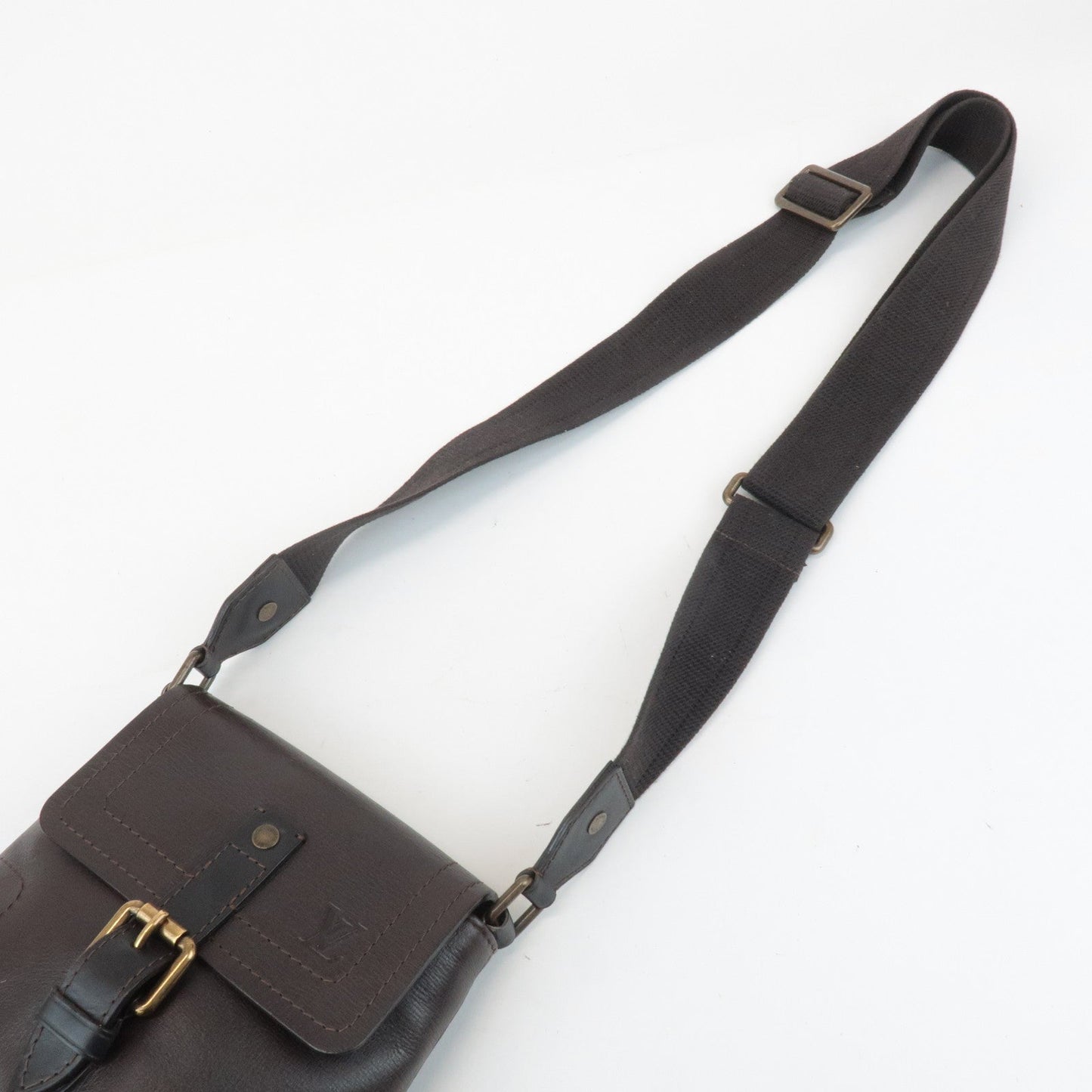 Louis Vuitton Utah Calf Leather Shoulder Bag Crossbody Bag Cafe M92995【Pre-order】